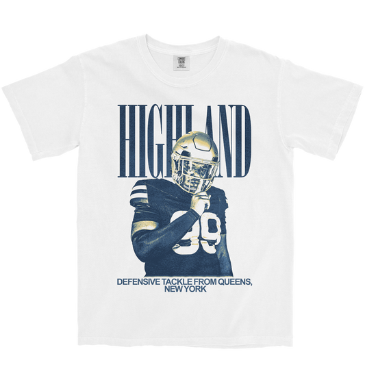 VAUGHN HIGHLAND VINTAGE WHITE TEE
