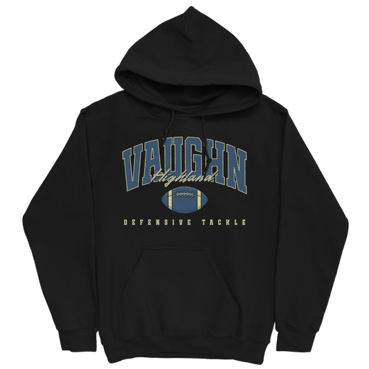 VAUGHN HIGHLAND RETRO BLACK HOODIE