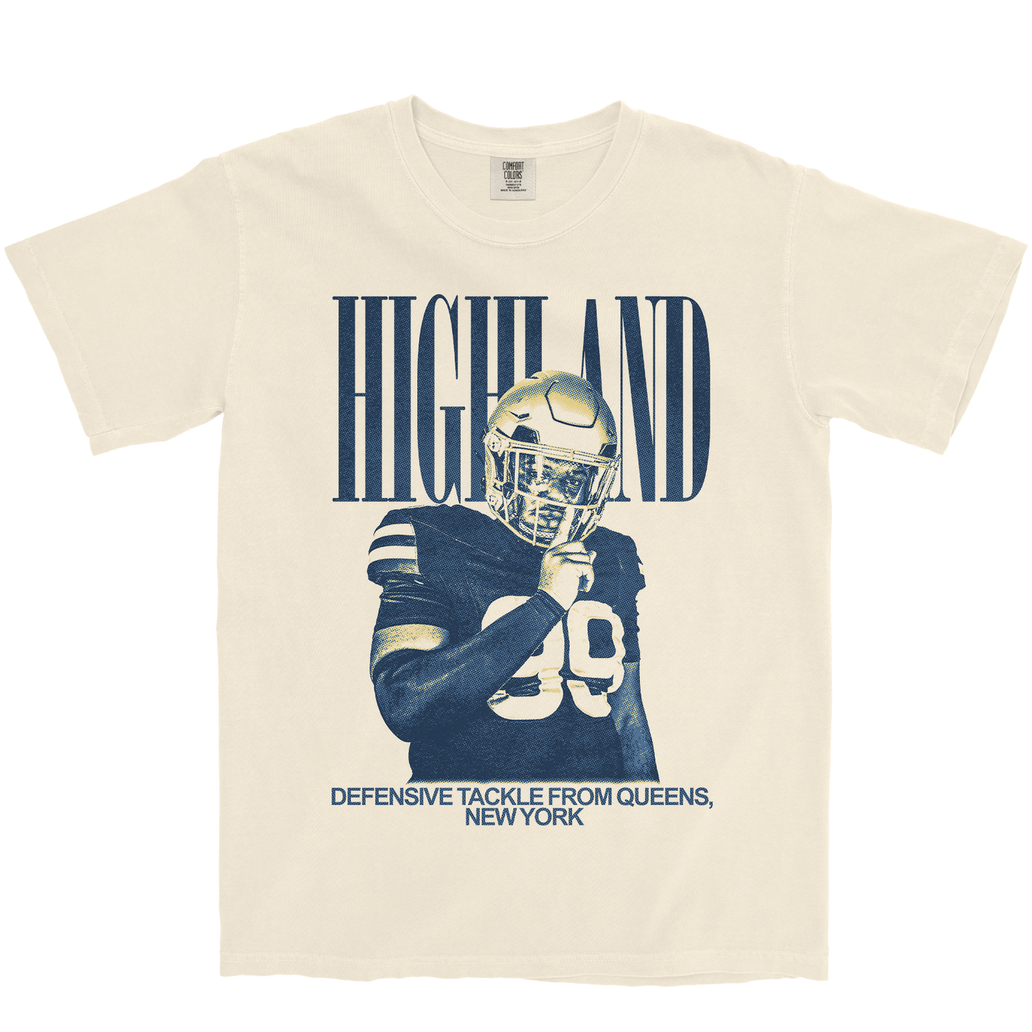 VAUGHN HIGHLAND VINTAGE IVORY TEE