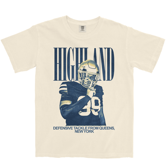VAUGHN HIGHLAND VINTAGE IVORY TEE