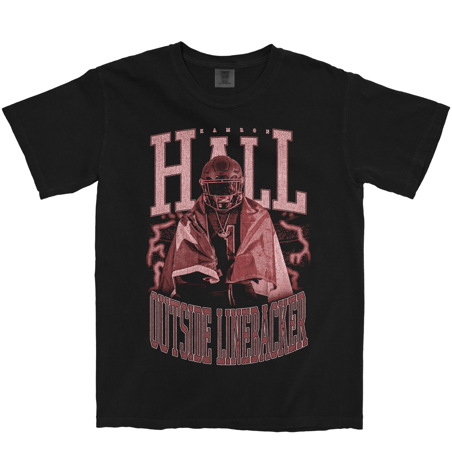KAMRON HALL VINTAGE BLACK TEE
