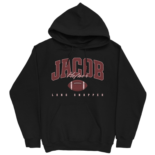 JACOB HEFNER RETRO BLACK HOODIE