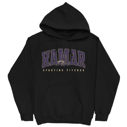 KAMAR DOVE RETRO BLACK HOODIE
