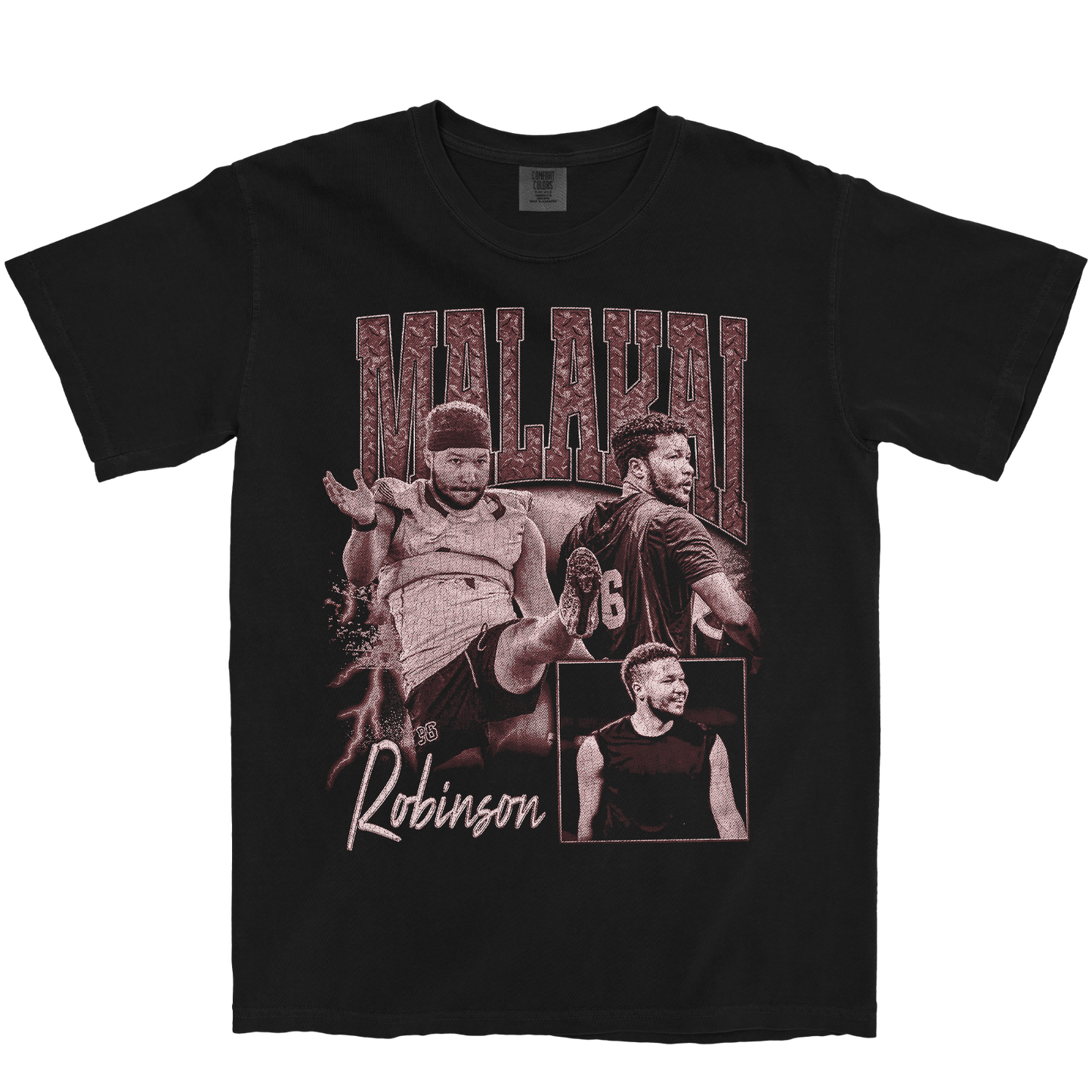 MALAKAI ROBINSON GRAPHIC BLACK TEE