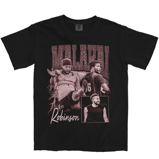 MALAKAI ROBINSON GRAPHIC BLACK TEE