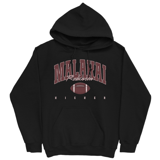 MALAKAI ROBINSON RETRO BLACK HOODIE