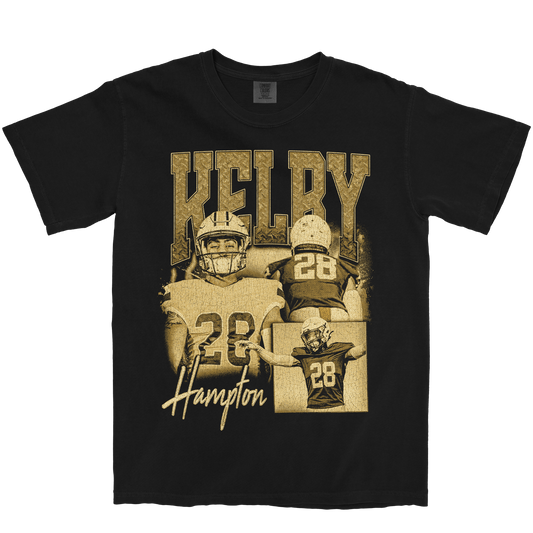 KELBY HAMPTON GRAPHIC BLACK TEE