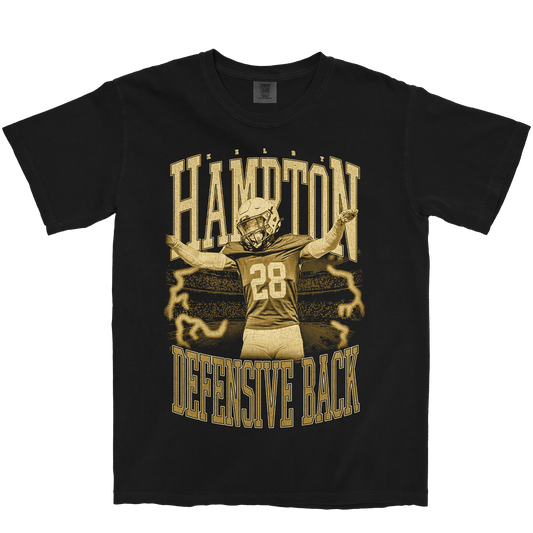 KELBY HAMPTON VINTAGE BLACK TEE