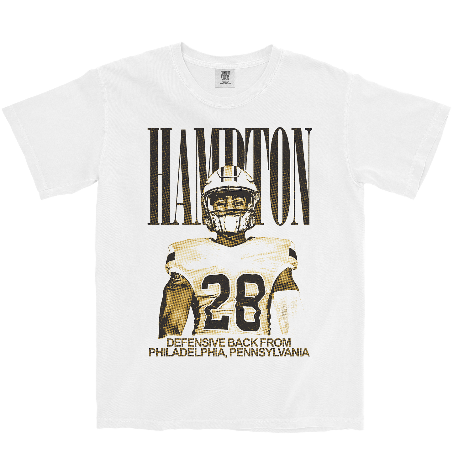 KELBY HAMPTON VINTAGE WHITE TEE