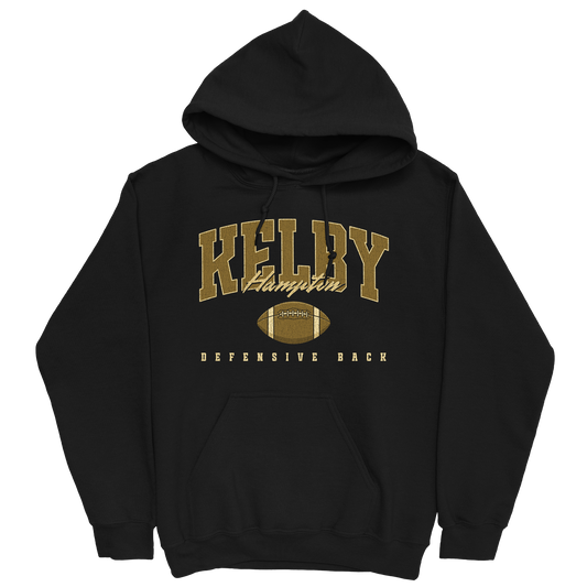 KELBY HAMPTON RETRO BLACK HOODIE