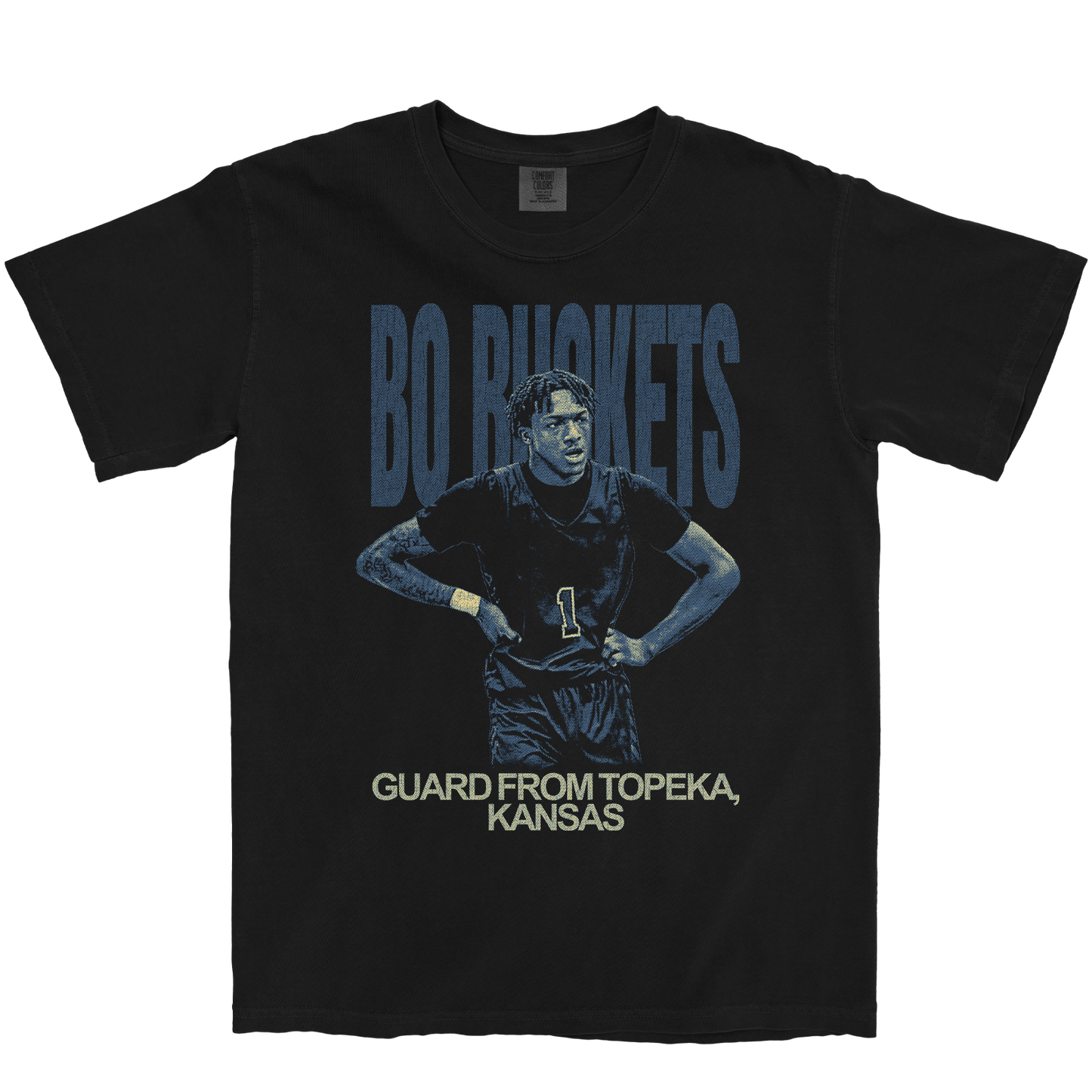 BO BUCKETS VINTAGE BLACK TEE