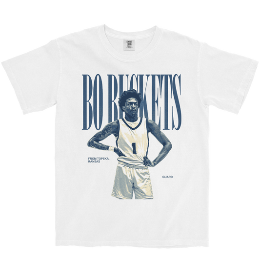 BO BUCKETS VINTAGE WHITE TEE