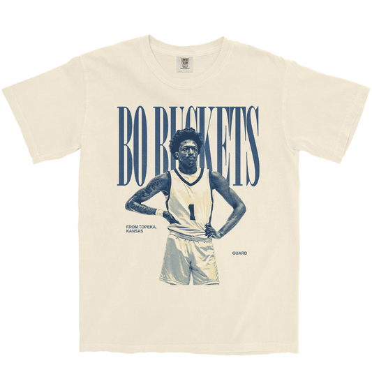 BO BUCKETS VINTAGE IVORY TEE