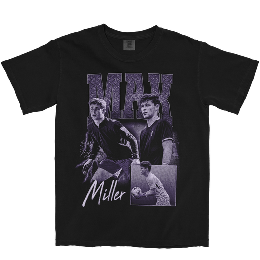 MAX MILLER GRAPHIC BLACK TEE