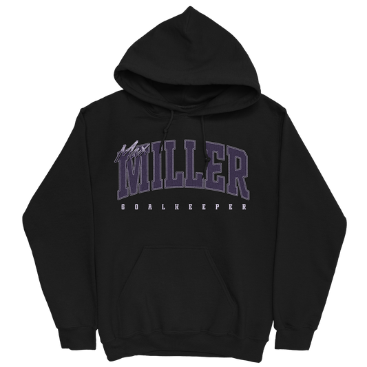 MAX MILLER RETRO BLACK HOODIE
