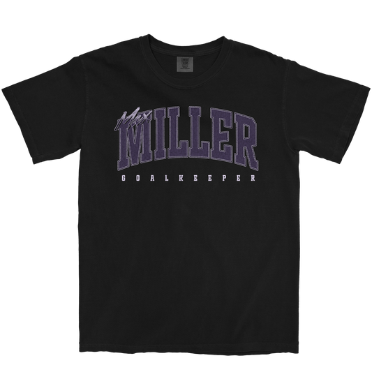 MAX MILLER RETRO BLACK TEE