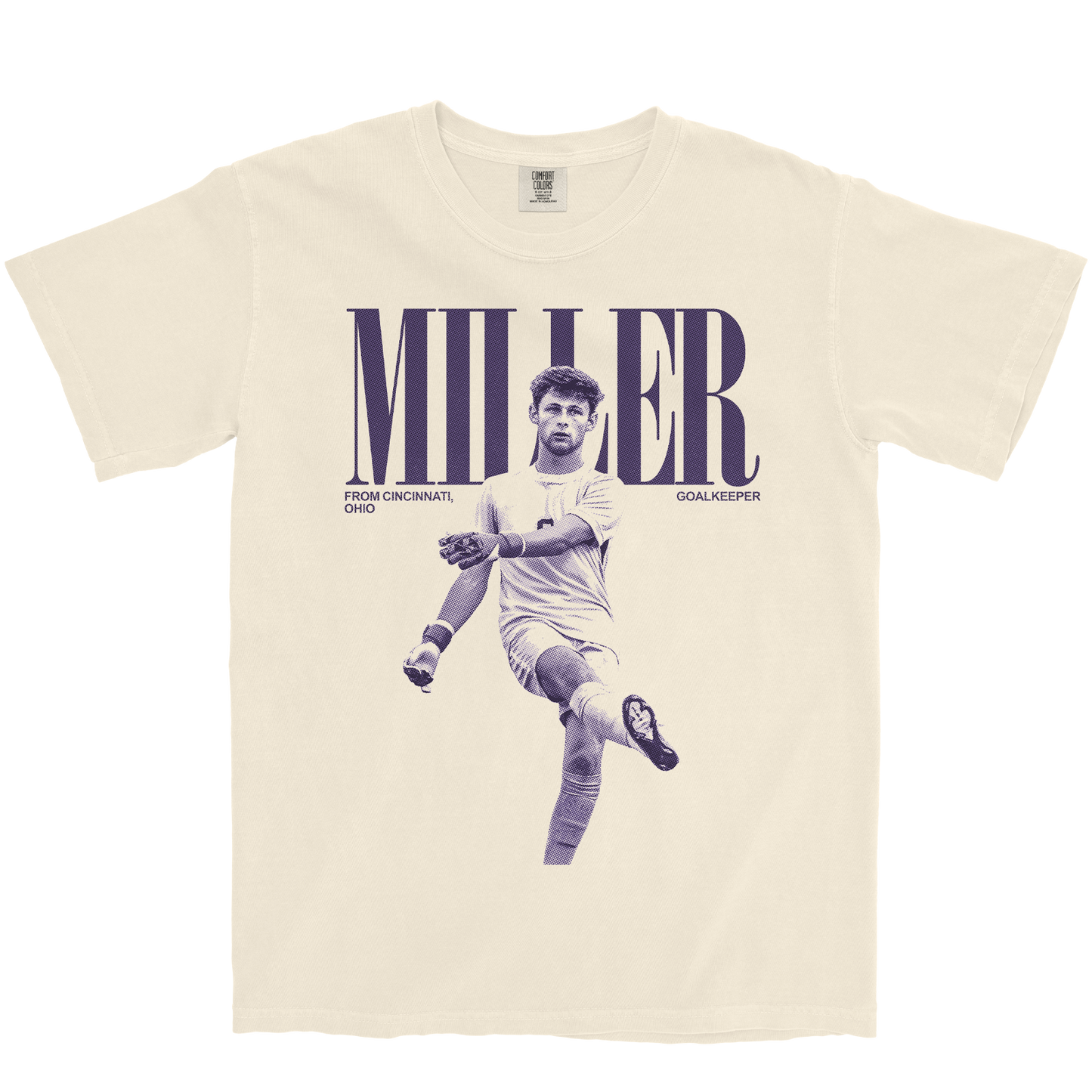 MAX MILLER VINTAGE IVORY TEE