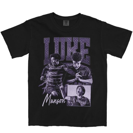 LUKE MUNSON GRAPHIC BLACK TEE