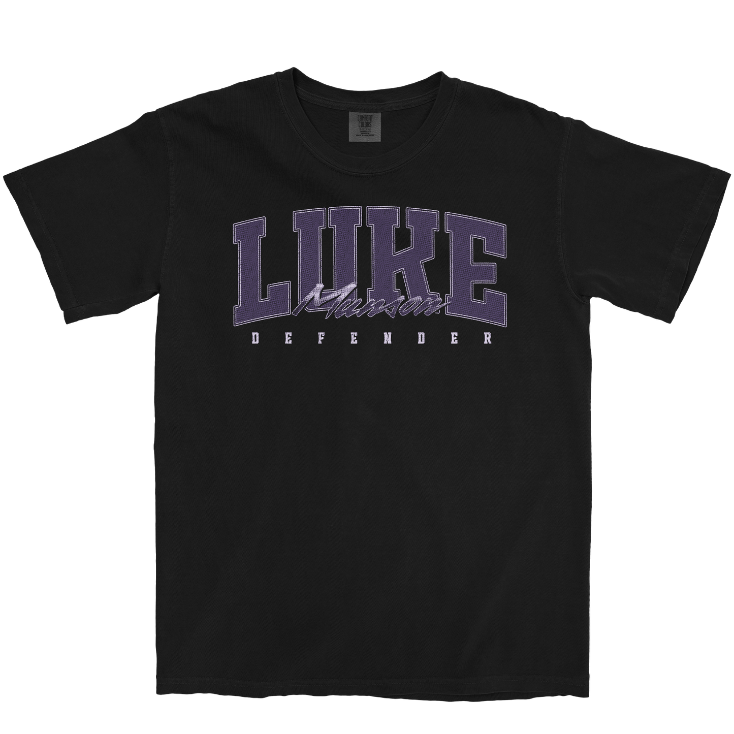 LUKE MUNSON RETRO BLACK TEE