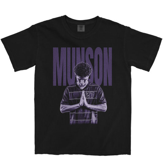 LUKE MUNSON VINTAGE BLACK TEE