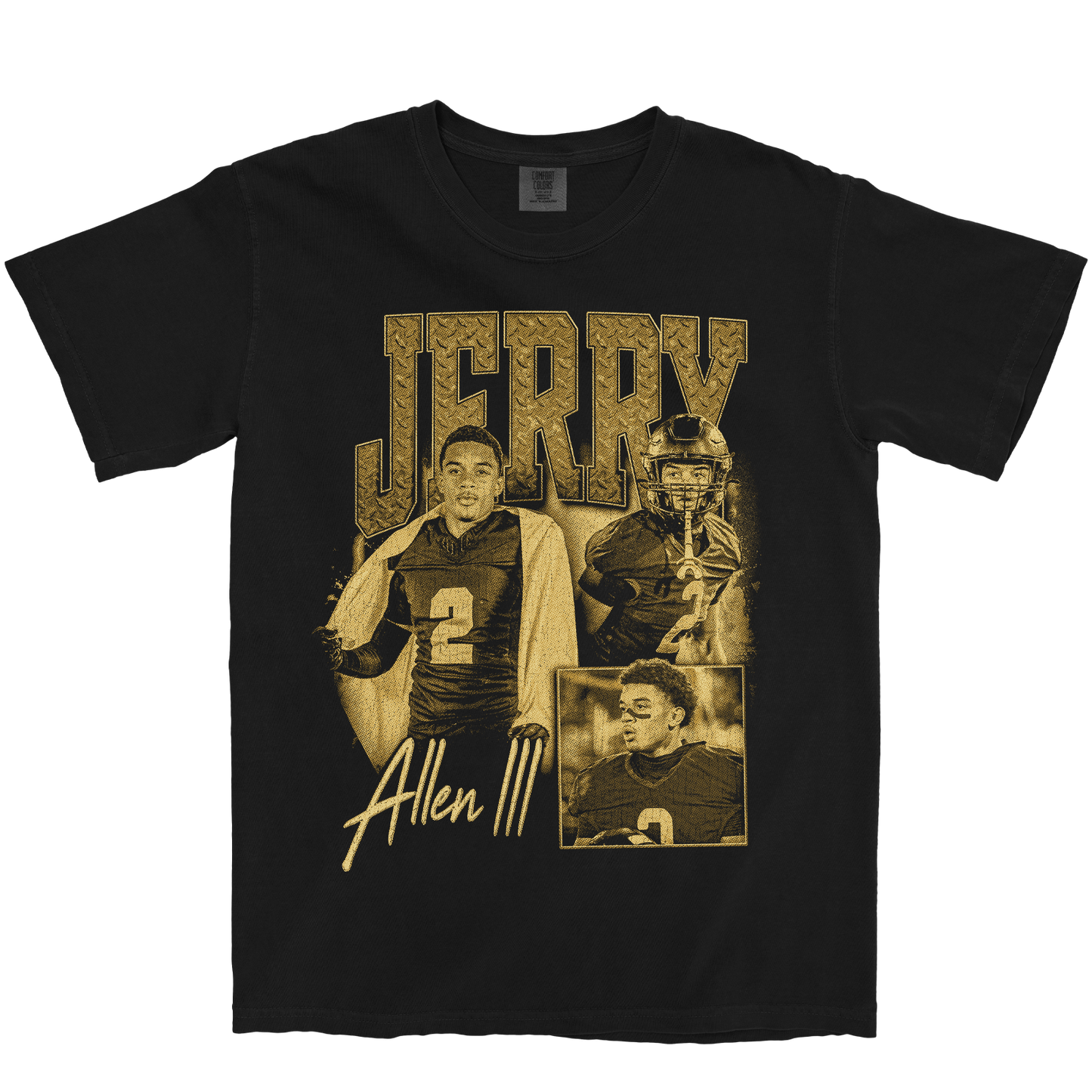 JERRY ALLEN III GRAPHIC BLACK TEE