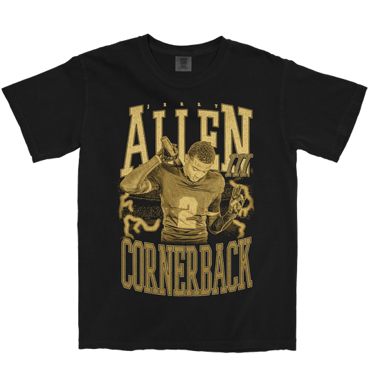 JERRY ALLEN III VINTAGE BLACK TEE