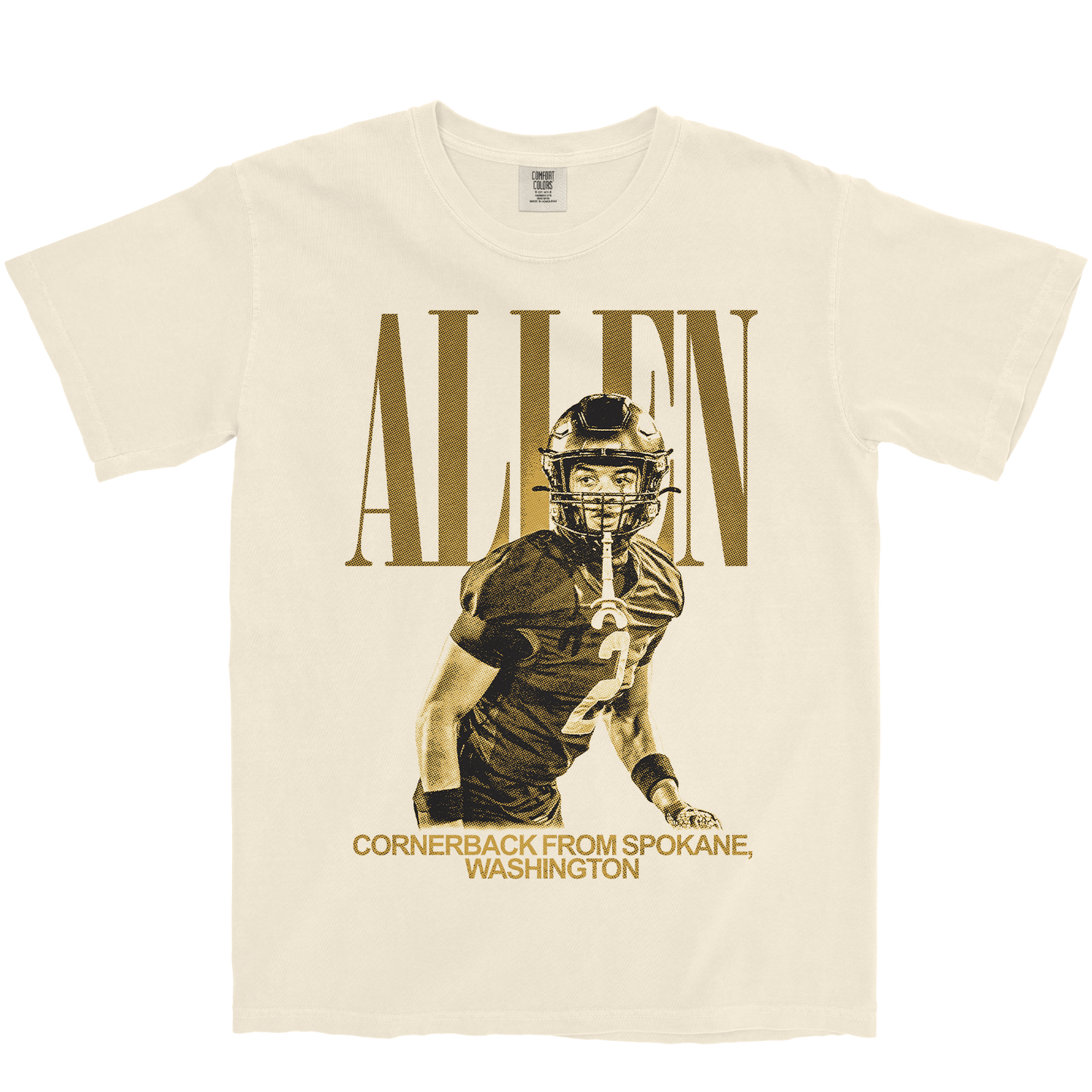 JERRY ALLEN III VINTAGE IVORY TEE