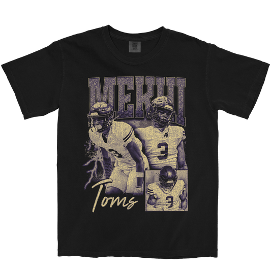 MEKHI TOMS GRAPHIC BLACK TEE