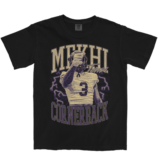 MEKHI TOMS VINTAGE BLACK TEE