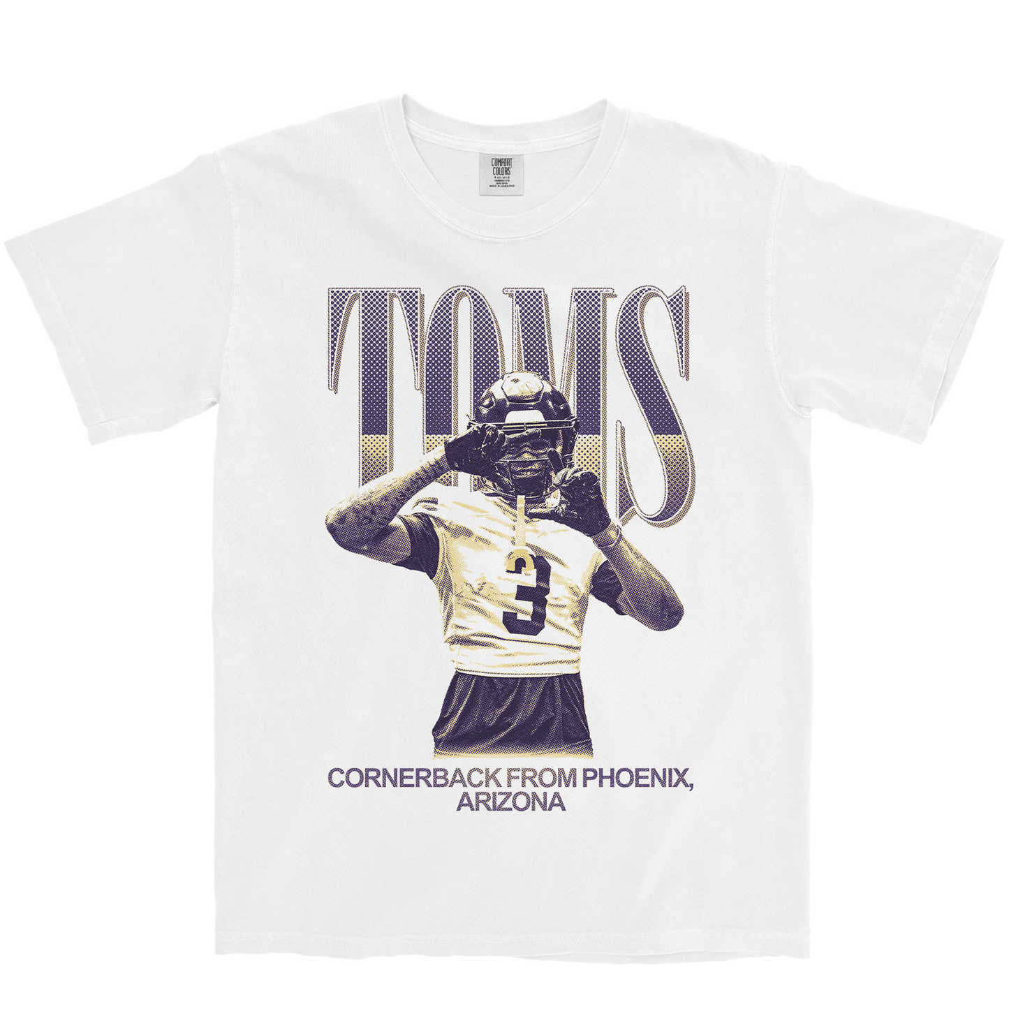 MEKHI TOMS VINTAGE WHITE TEE