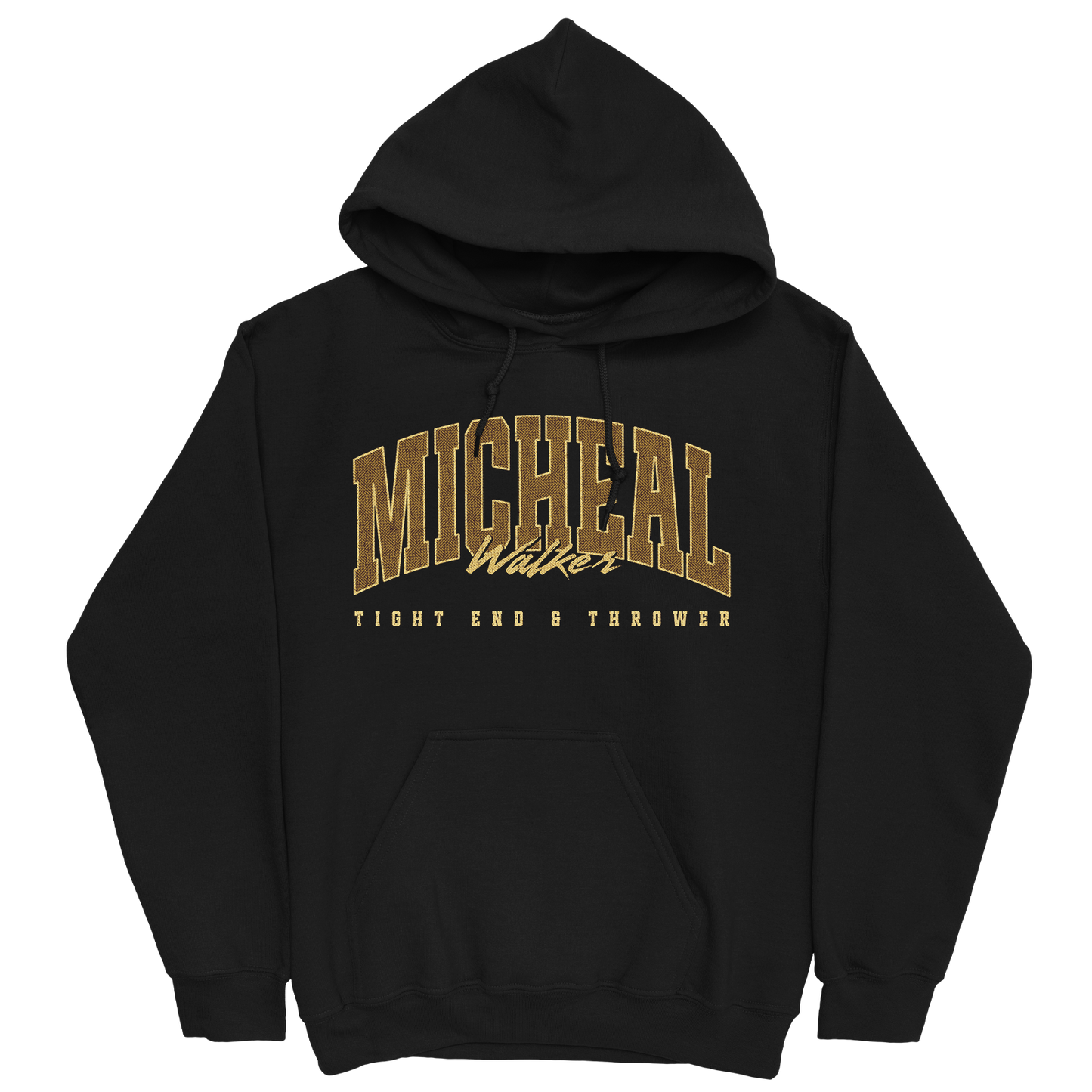 MICHEAL WALKER RETRO BLACK HOODIE