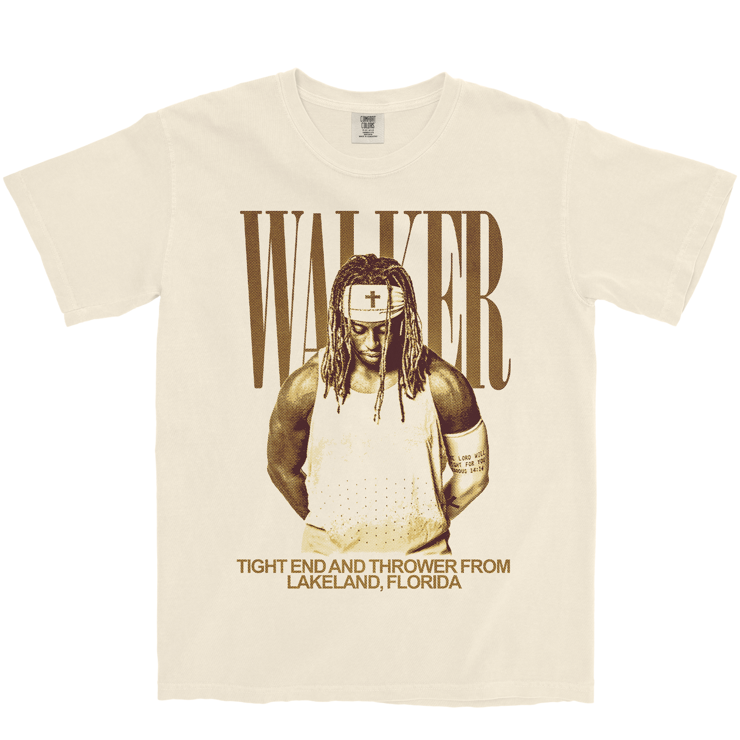 MICHEAL WALKER VINTAGE IVORY TEE