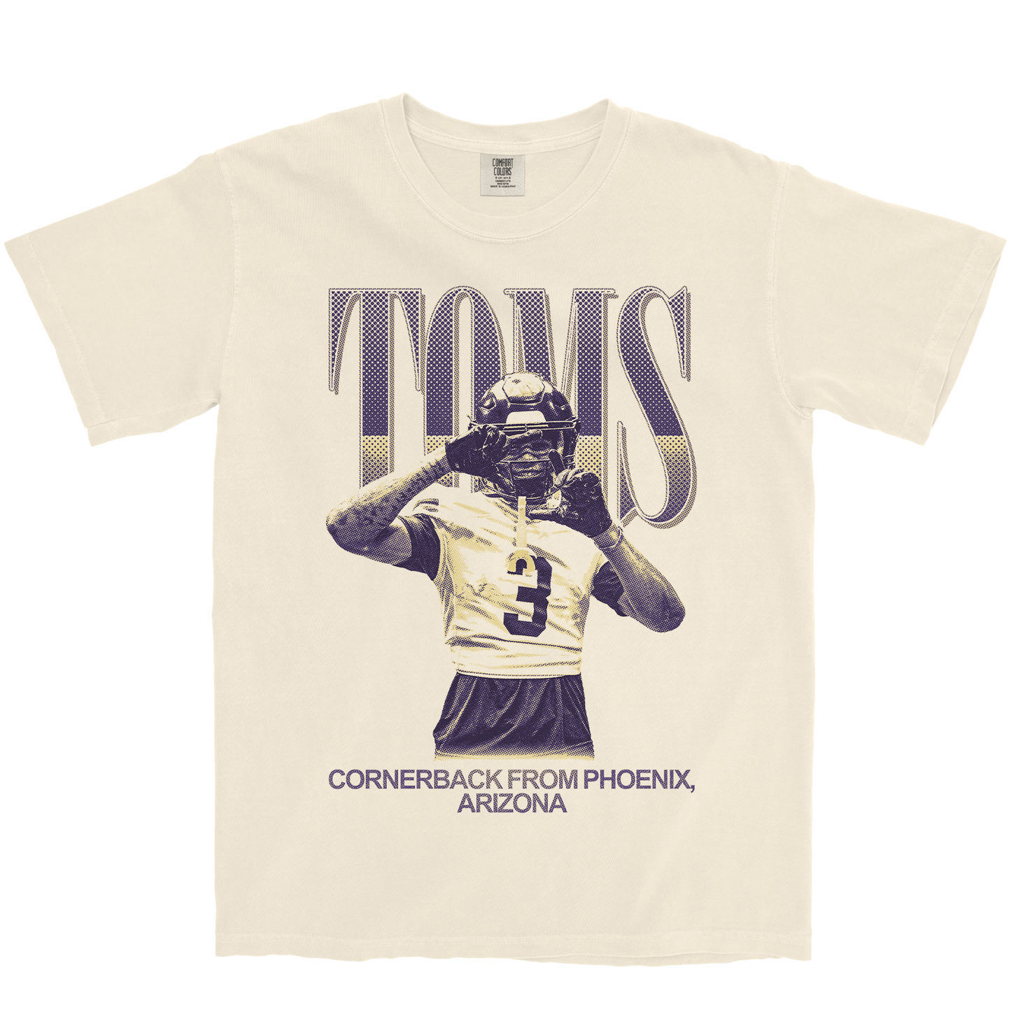 MEKHI TOMS VINTAGE IVORY TEE
