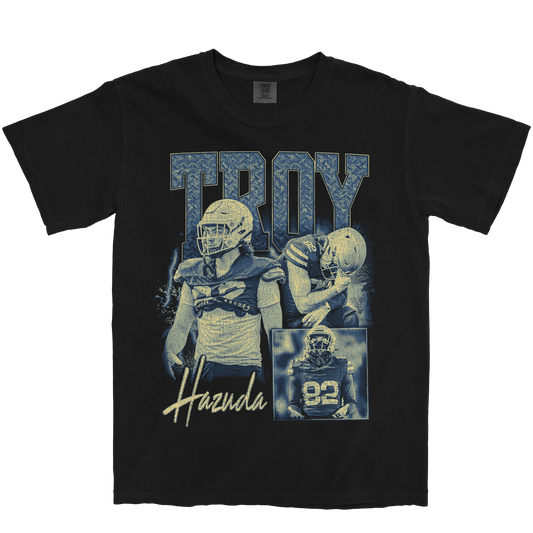 TROY HAZUDA GRAPHIC BLACK TEE