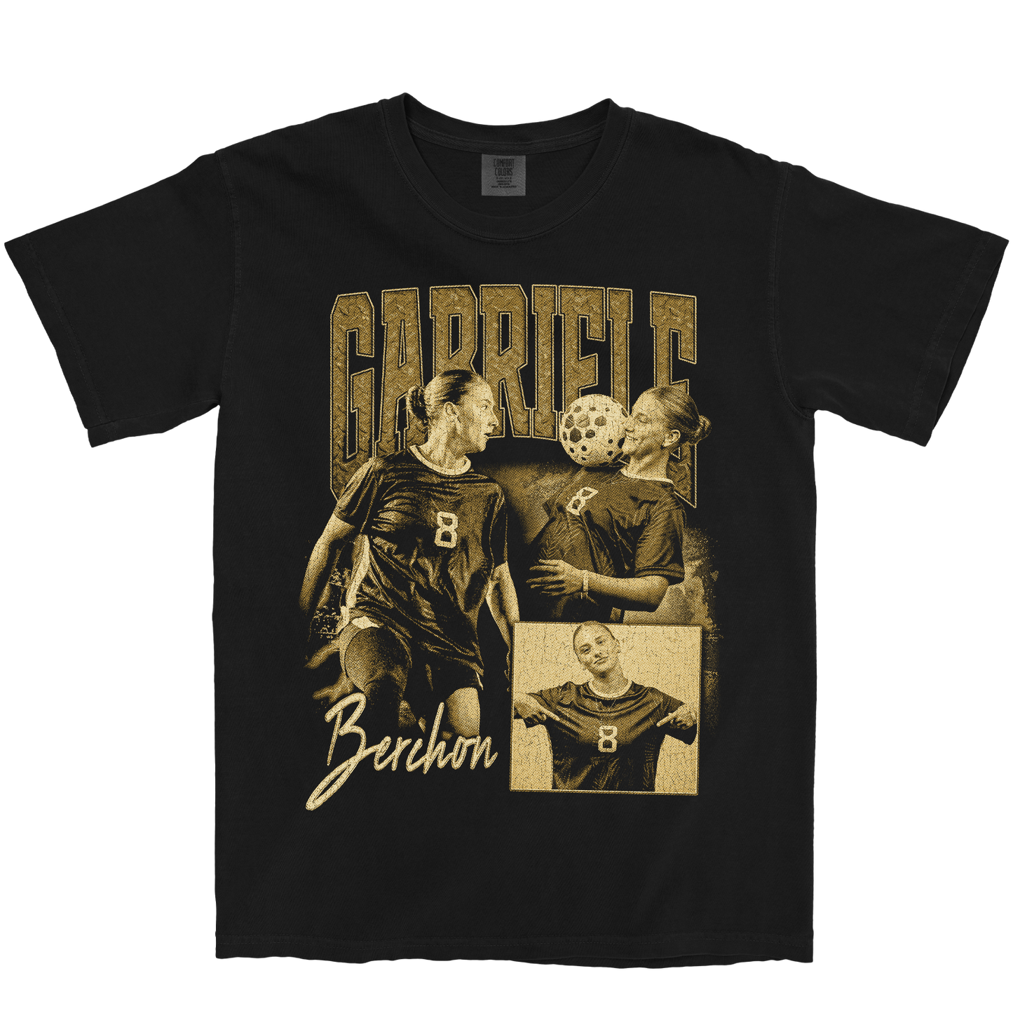 GABRIELE BERCHON GRAPHIC BLACK TEE