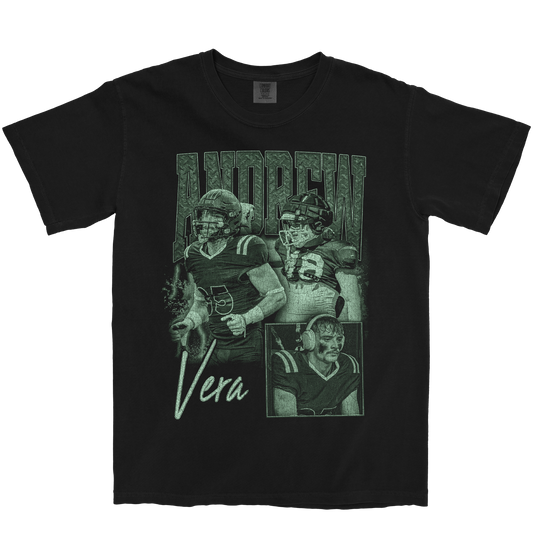 ANDREW VERA GRAPHIC BLACK TEE