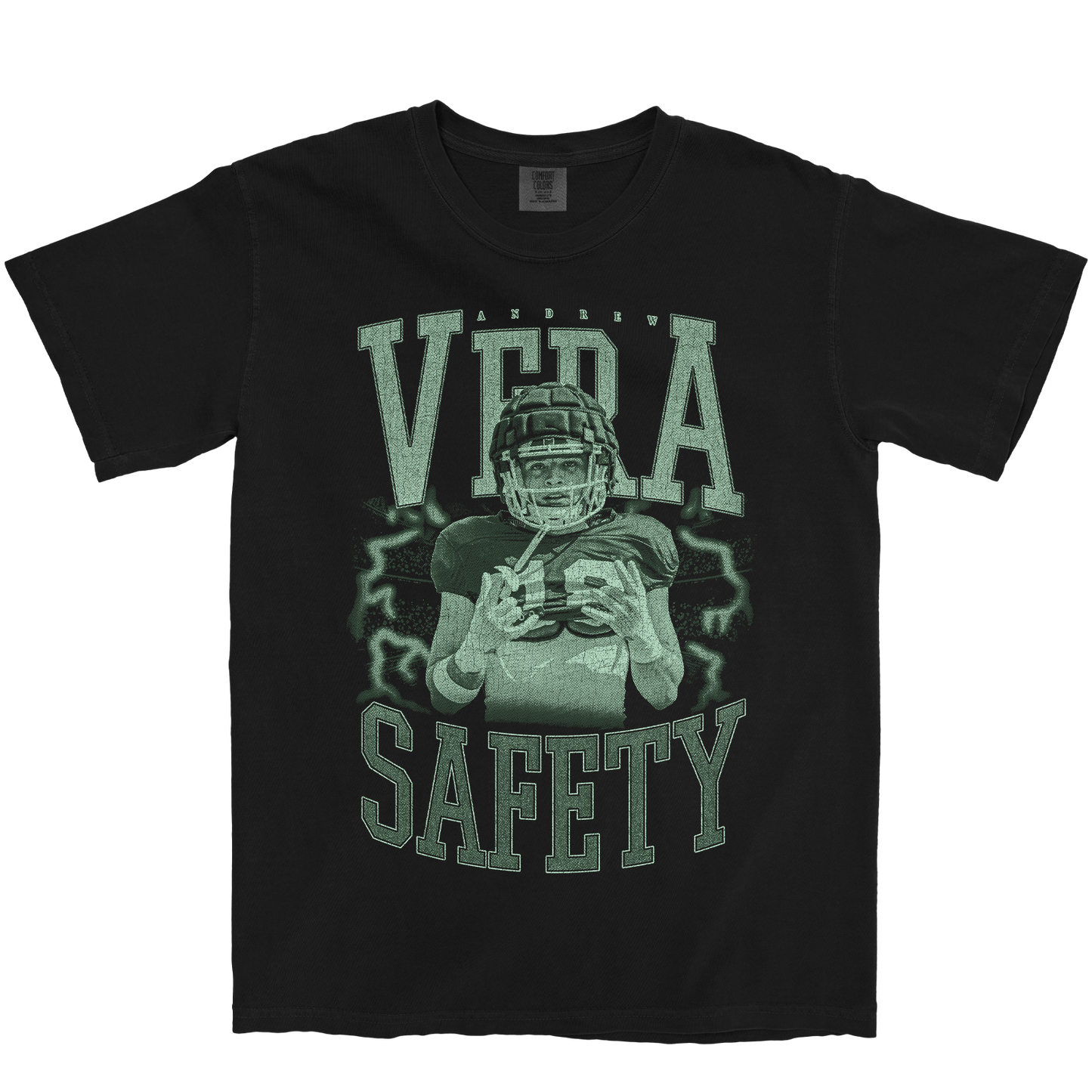 ANDREW VERA VINTAGE BLACK TEE