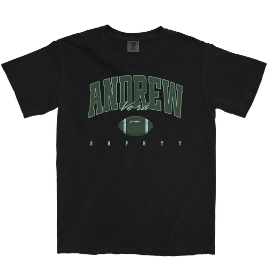 ANDREW VERA RETRO BLACK TEE