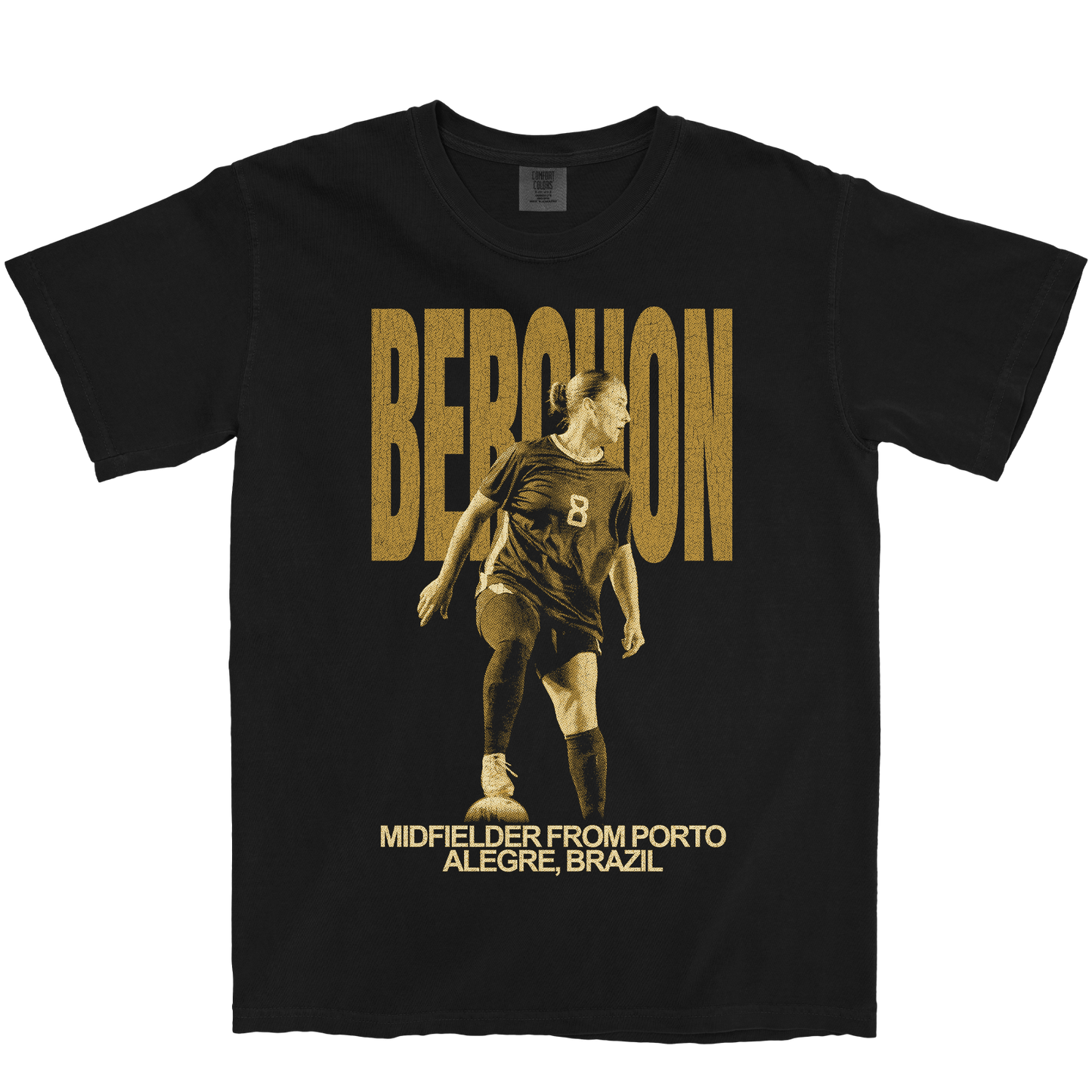 GABRIELE BERCHON VINTAGE BLACK TEE