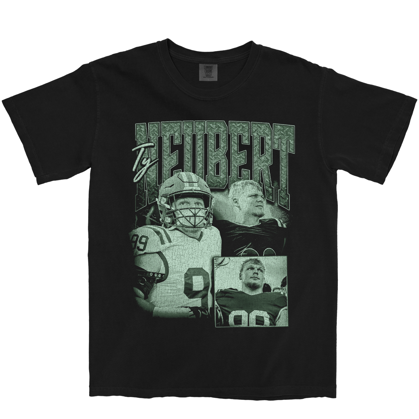 TY NEUBERT GRAPHIC BLACK TEE