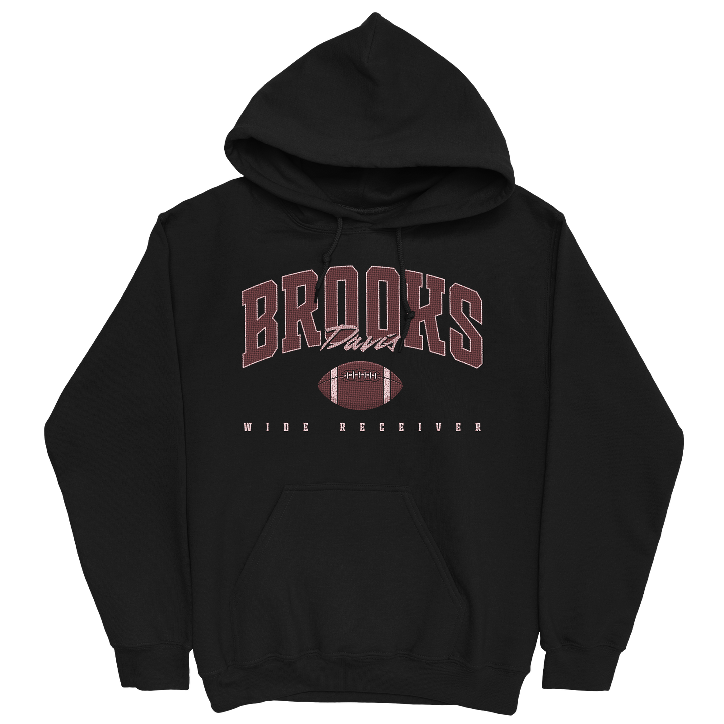 BROOKS DAVIS RETRO BLACK HOODIE