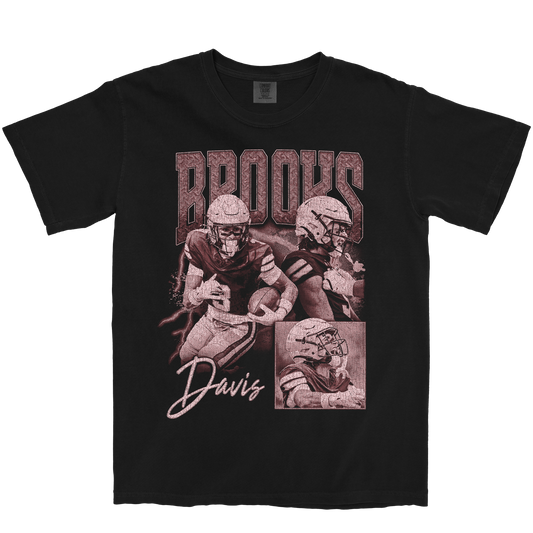 BROOKS DAVIS GRAPHIC BLACK TEE