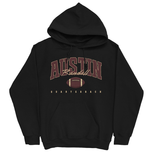 AUSTIN RANDALL RETRO BLACK HOODIE