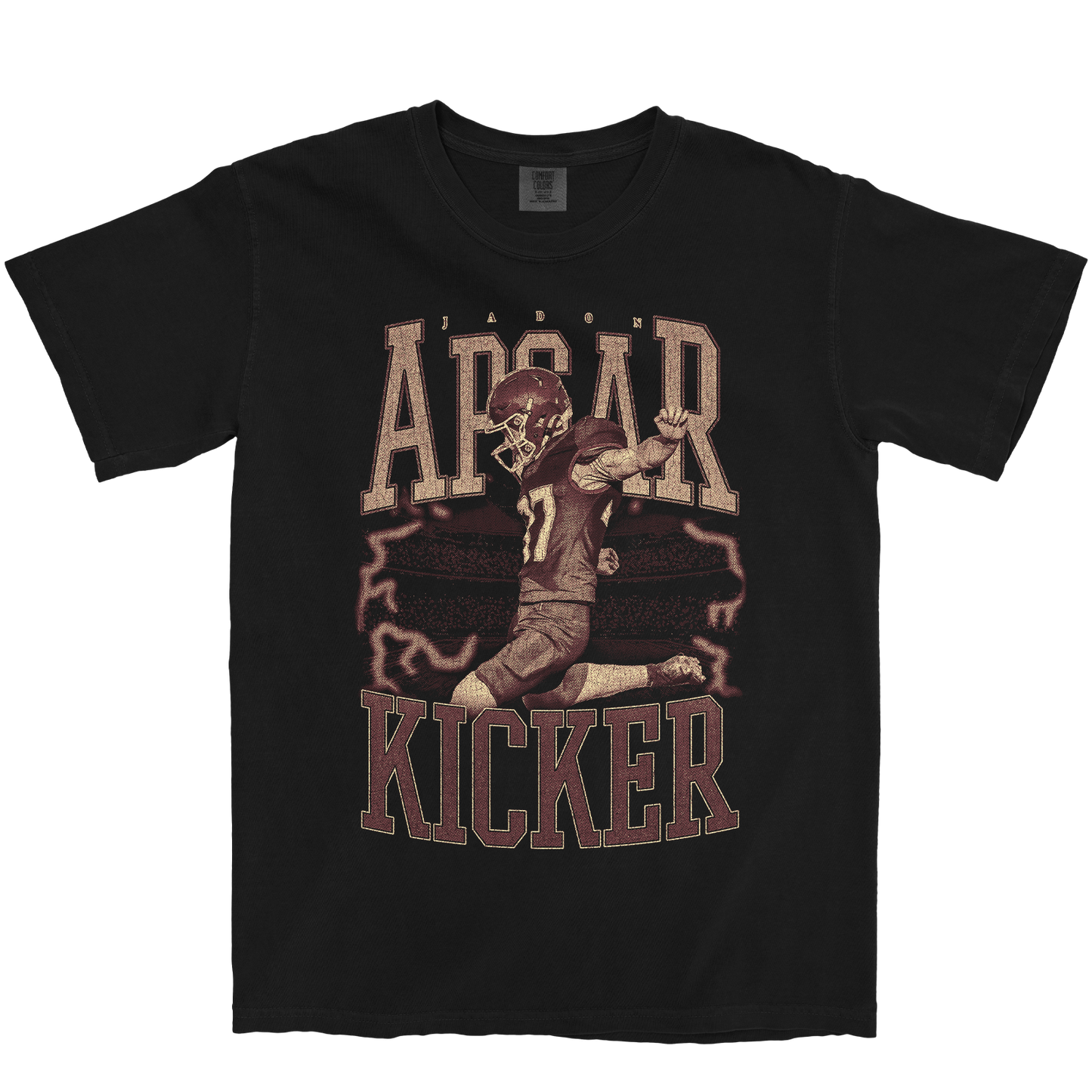 JADON APGAR VINTAGE BLACK TEE