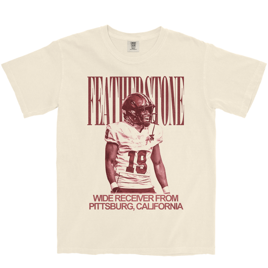 SAMAJE FEATHERSTONE VINTAGE IVORY TEE