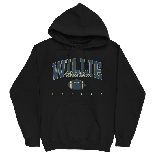 WILLIE HAMILTON RETRO BLACK HOODIE