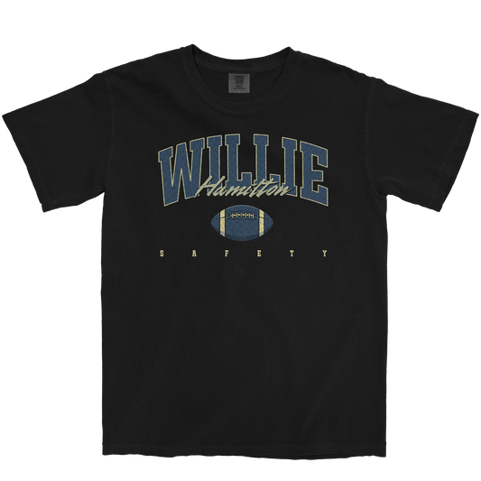 WILLIE HAMILTON RETRO BLACK TEE