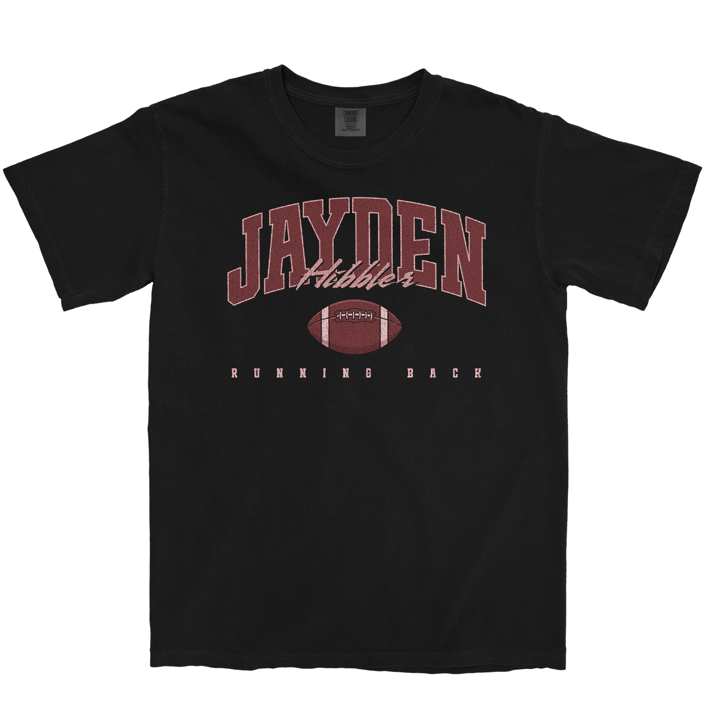 JAYDEN HIBBLER RETRO BLACK TEE
