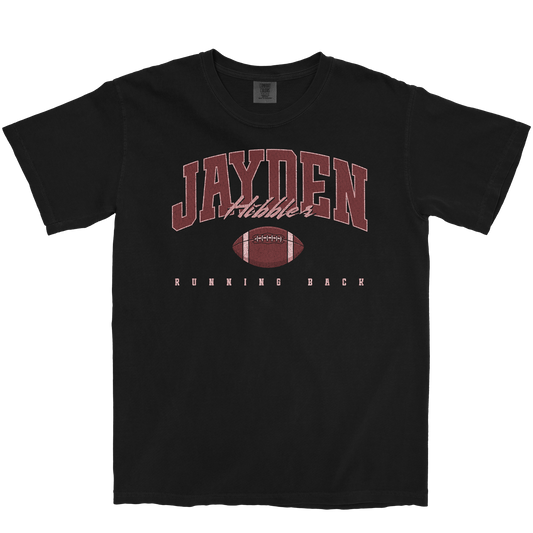 JAYDEN HIBBLER RETRO BLACK TEE