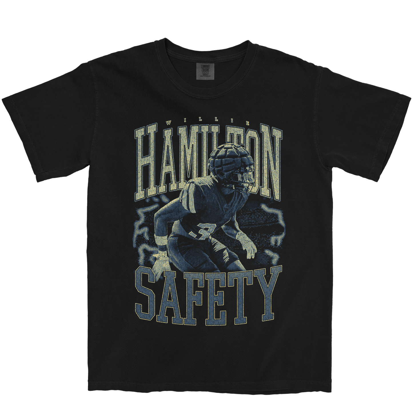WILLIE HAMILTON VINTAGE BLACK TEE